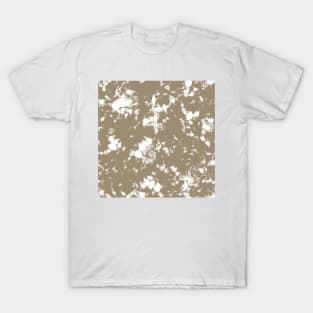 Brown mushroom Storm - Tie-Dye Shibori Texture T-Shirt